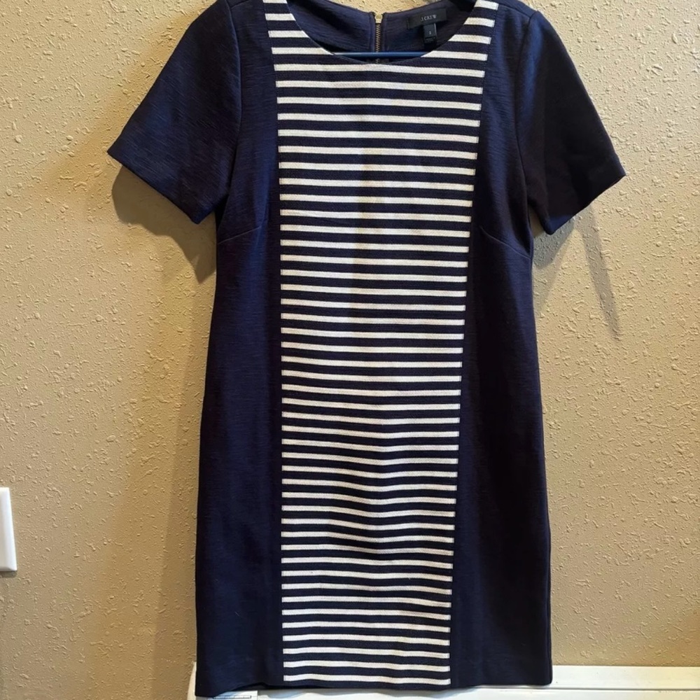 J Crew Navy Stripe Column
ShiftDress- Sz 2